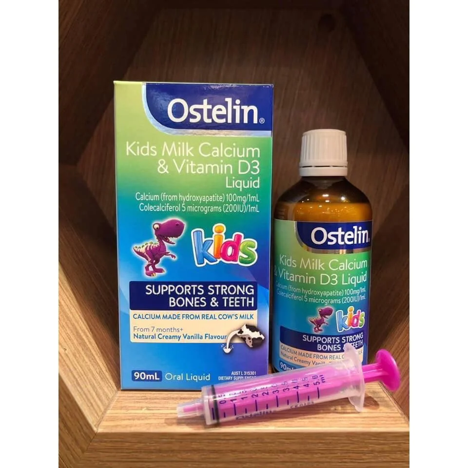 Ostelin kids milk calcium & vitamin D3 liquid 90ml