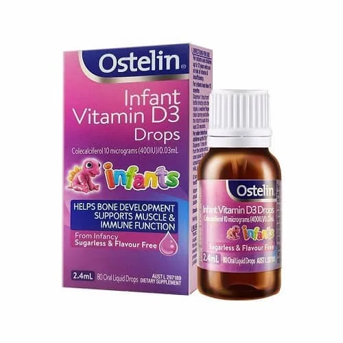 VitaminD3 Infants Drop 2.4ml (0-12 tuổi)