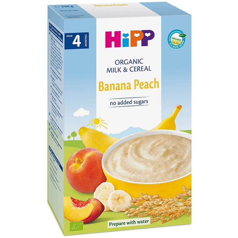 Bột dinh dưỡng Hipp sữa chuối đào 250g