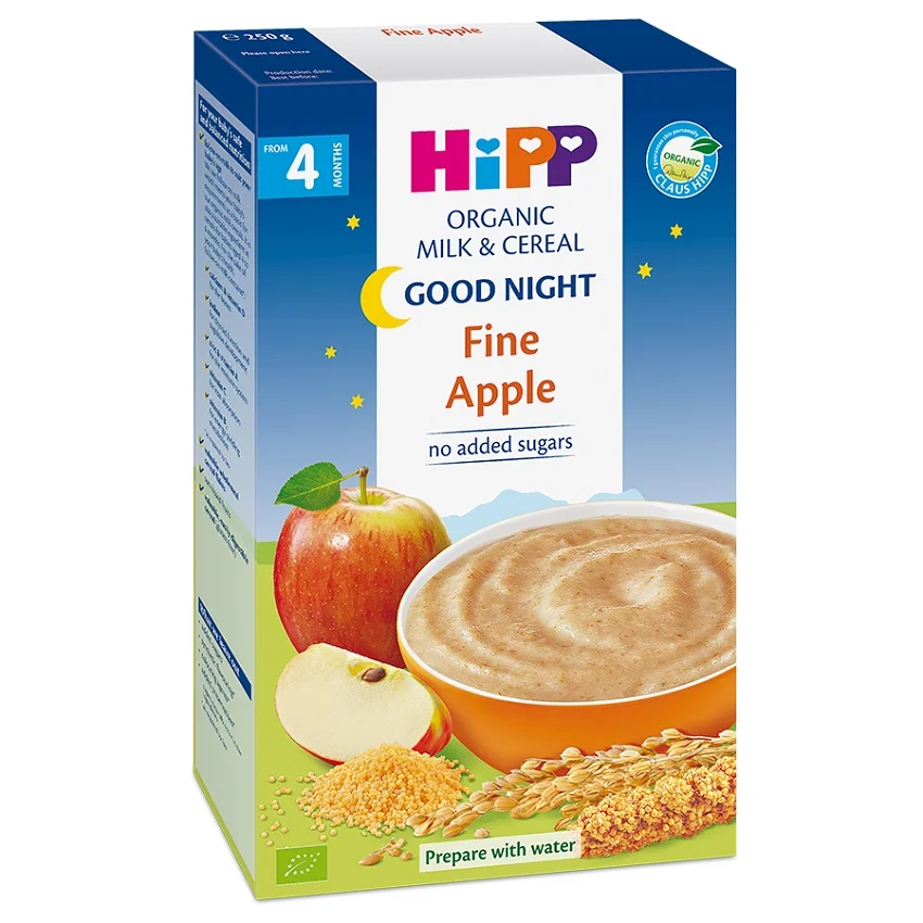 Bột dinh dưỡng Hipp CNN sữa táo tây 250g