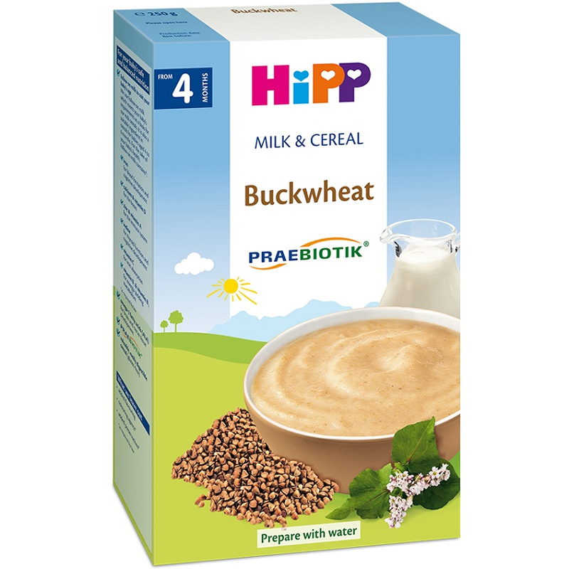 Bột dinh dưỡng Hipp sữa kiều mạch 250g (4+)