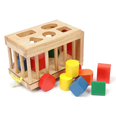 Đồ chơi thả hình khối bằng gỗ