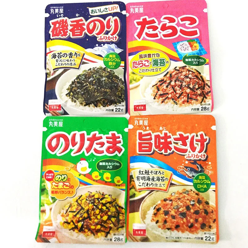 Gia vị rắc cơm Marumiya Nhật Bản (nhiều vị)