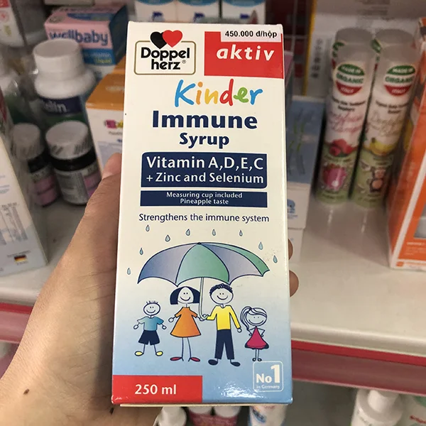 Siro Kinder Immune Syrup tăng cường sức đề kháng cho trẻ 250ml