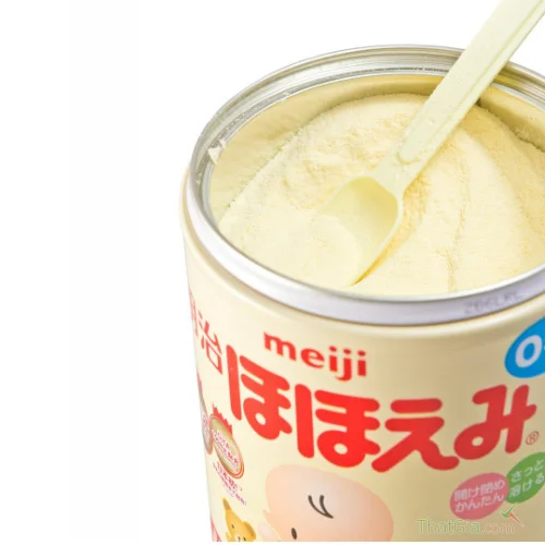 Màu sắc sữa bột Meiji nhập khẩu