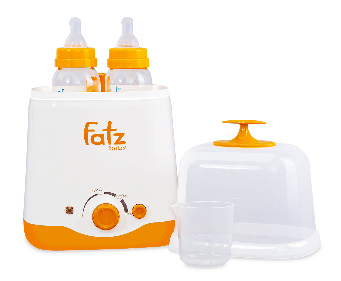 máy hâm sữa tiệt trùng đa năng 2 bình fatzbaby