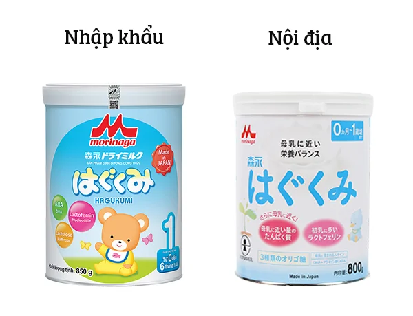 Cách phân biệt sữa Morinaga nội địa và nhập khẩu cho các mẹ