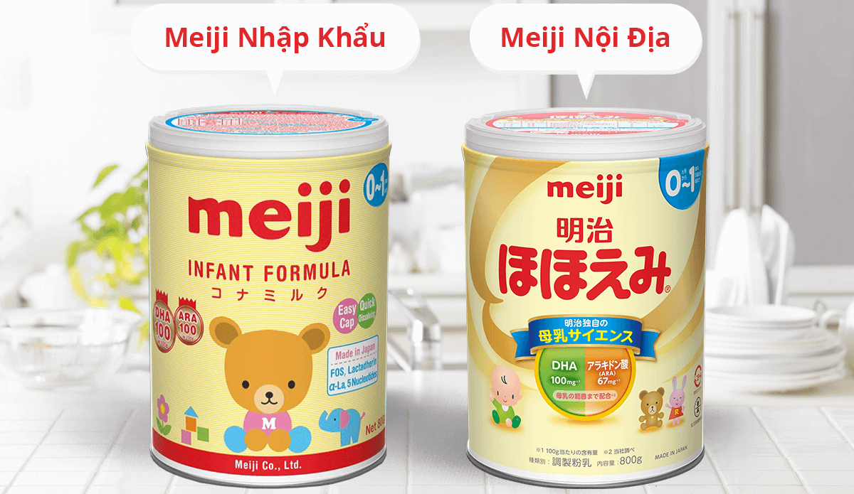 Phân loại sữa Meiji