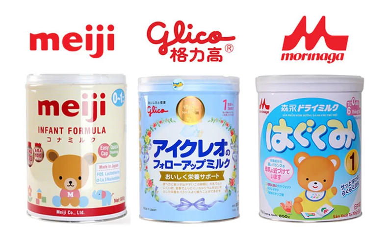 so sánh sữa meiji và morinaga