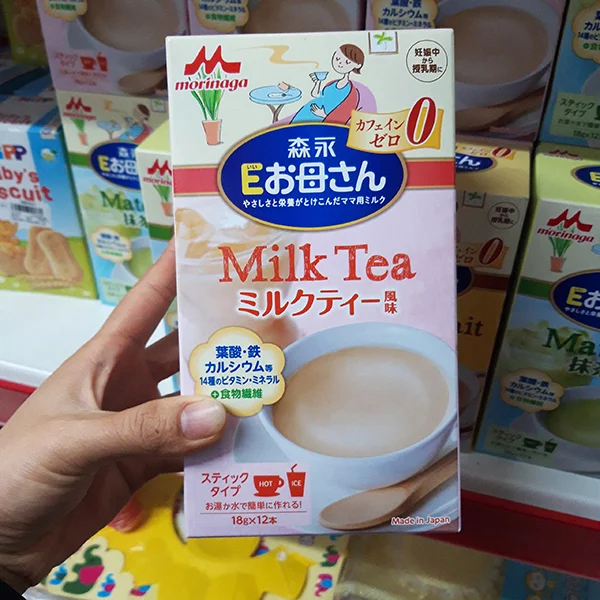sữa bầu morinaga vị trà sữa