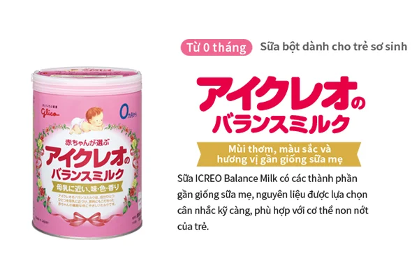Sữa Glico có những loại nào và giá sữa Glico như thế nào ?