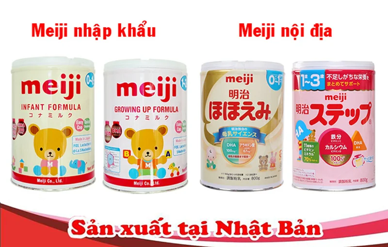 Bảng giá sữa Meiji
