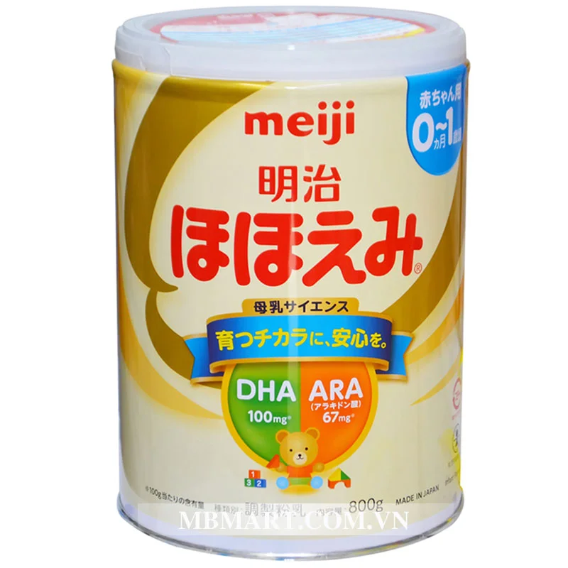 Sữa Meiji số 0 nội địa 800gr