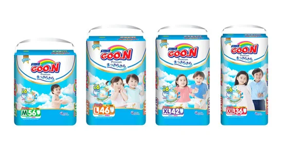 Bỉm quần Goon Premium M56, L46, XL42, XXL34