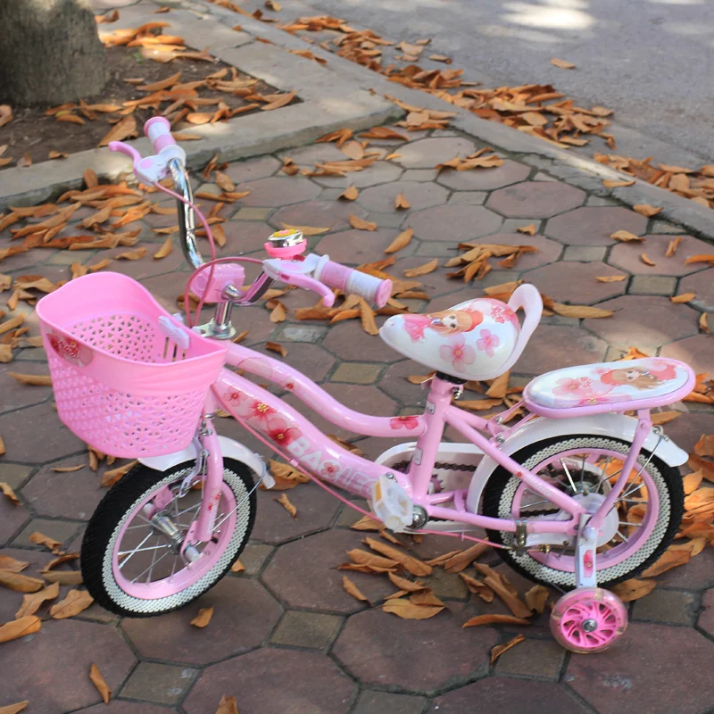 xe đạp bé gái Baoleqi 26 có gacbaga (màu hồng)