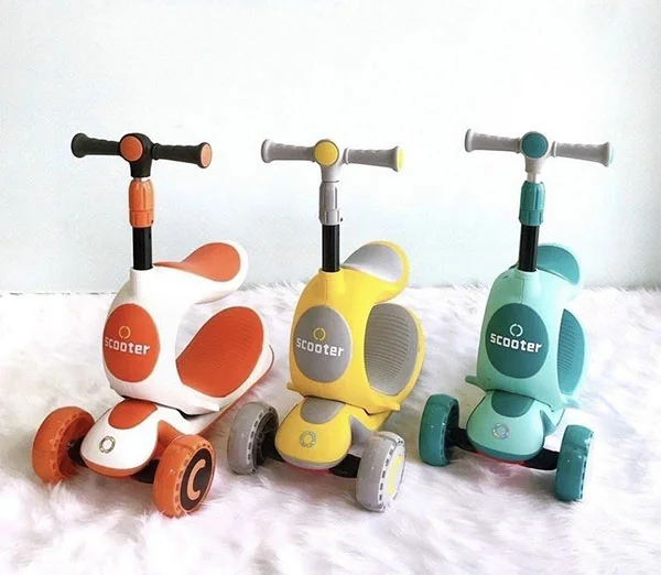 Xe trượt Scooter 808 đa năng 3in1 phát sáng, có nhạc