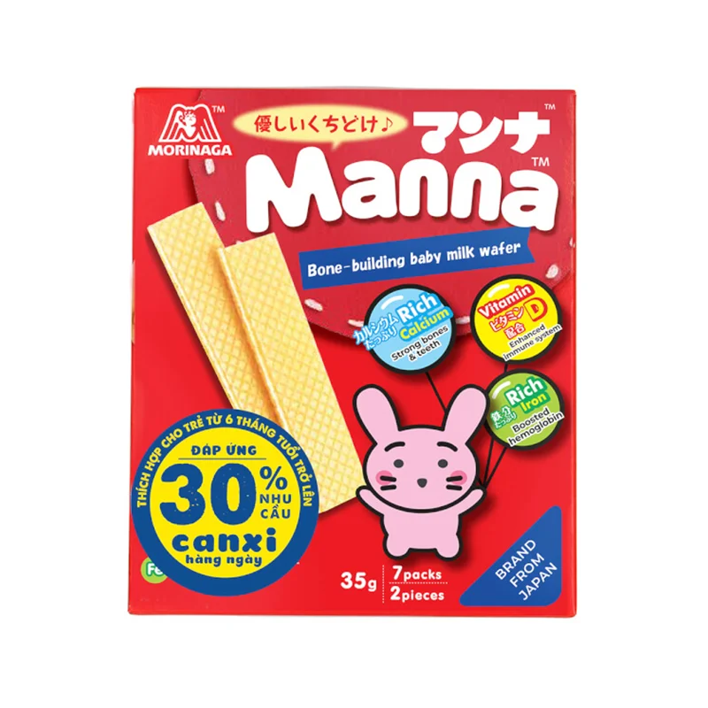 Bánh xốp Morinaga Manna 35gr