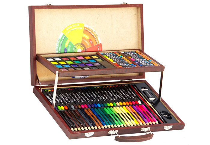 Bộ bút màu hộp gỗ Colormate M111W 
