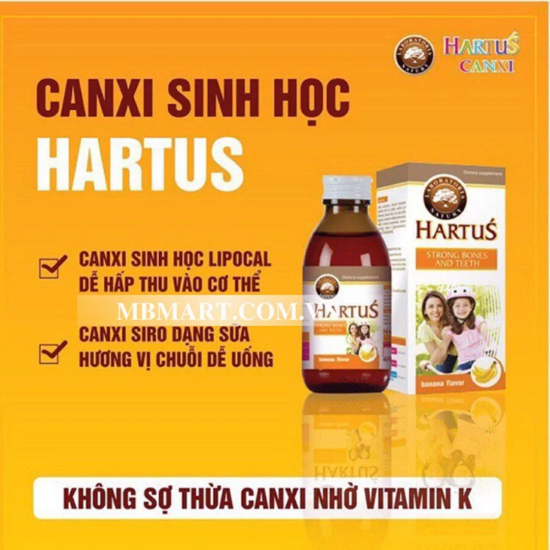 Canxi Hartus Strong Bones And Teeth 150ml