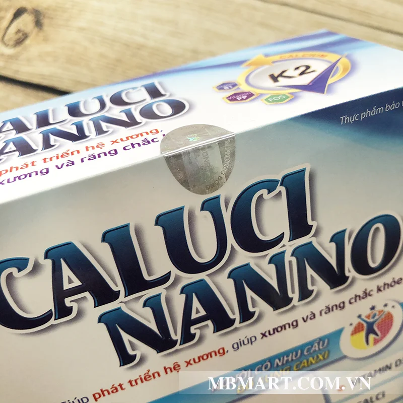 Canxi nano cho bé Caluci Nanno (20 ống)