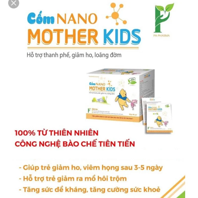 Cốm trị ho cho bé Nano Mother Kids