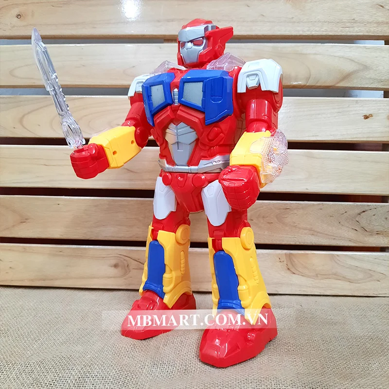 Đồ chơi robot siêu nhân người sắt Iron Man và Super Warrior No.3987