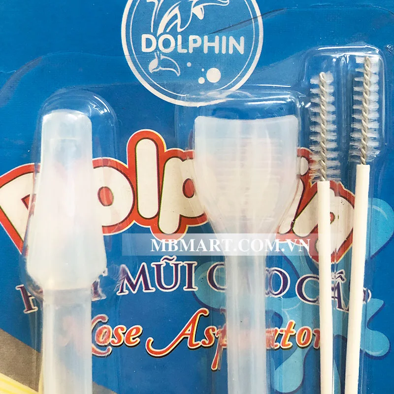 Dụng cụ hút mũi silicone Dolphin cao cấp