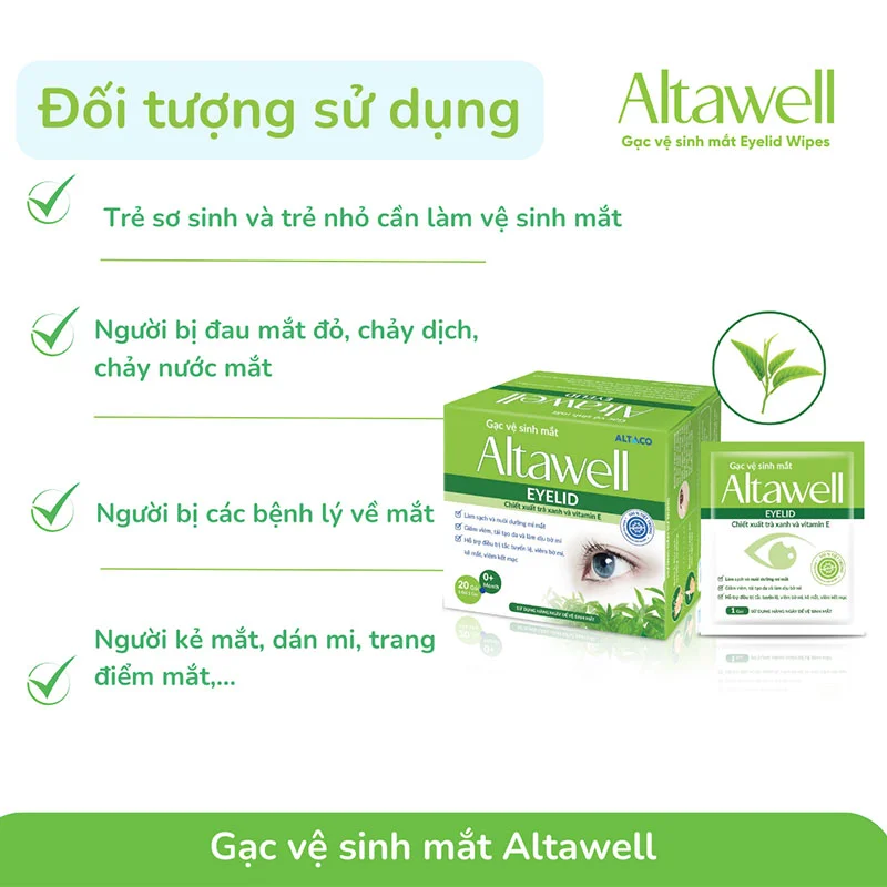 Gạc vệ sinh mắt Altawell