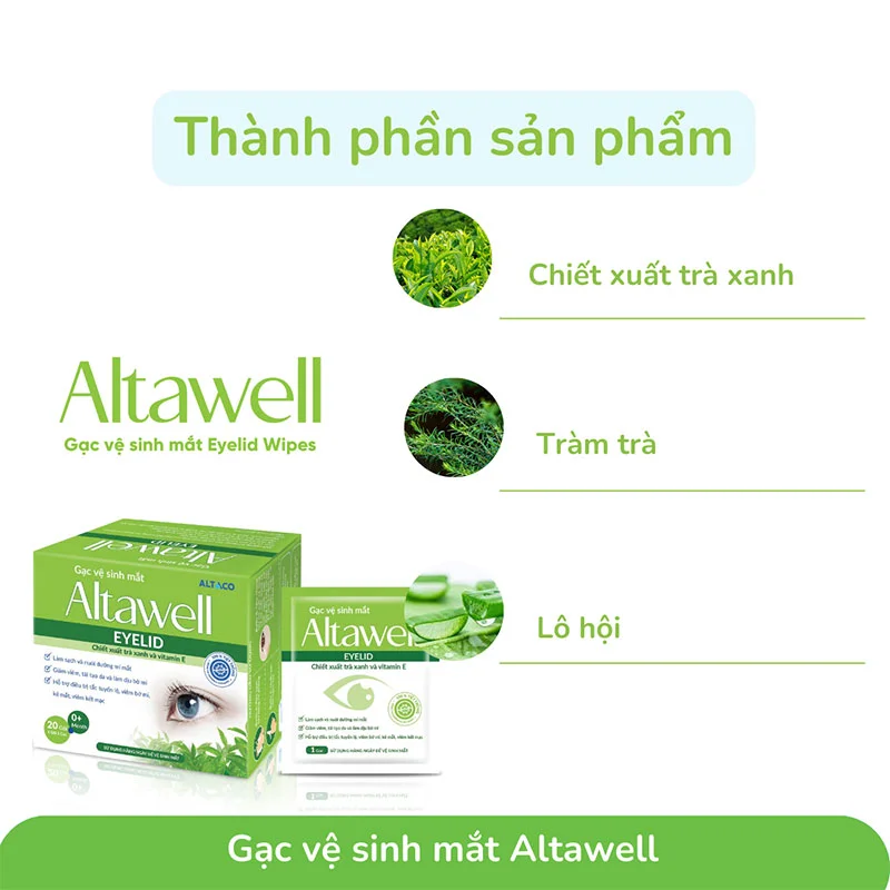 Gạc vệ sinh mắt Altawell