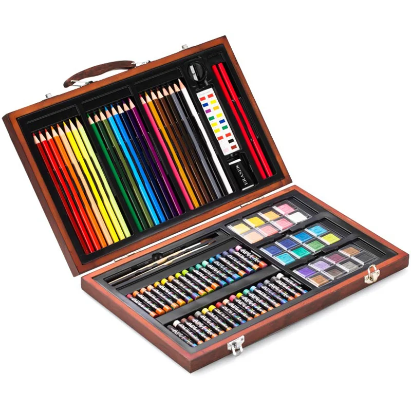 Bộ bút màu đa năng Colormate hộp gỗ MS-93W