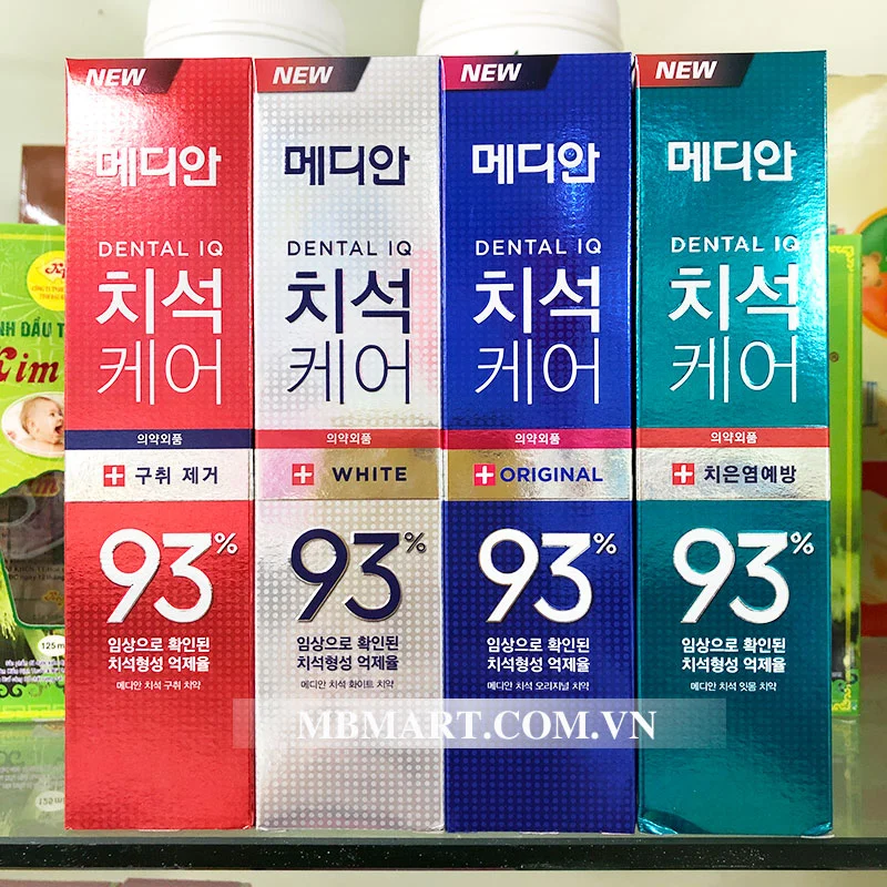 Kem đánh răng Median Hàn Quốc 120gr