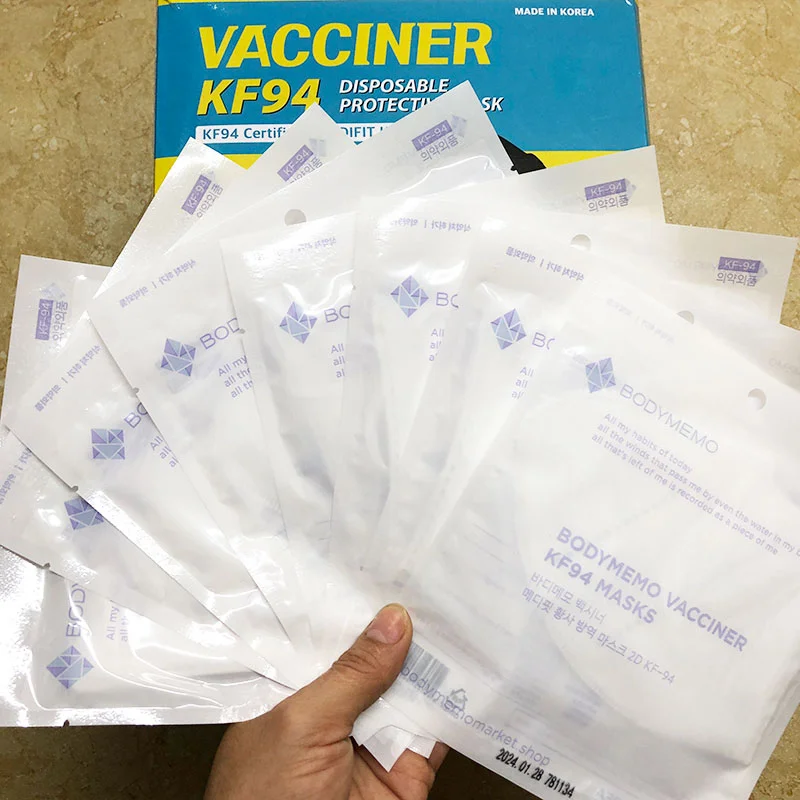 Khẩu trang y tế kháng khuẩn Vacciner KF94 Hàn Quốc