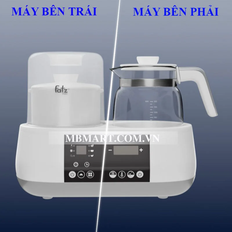 Máy tiệt trùng và hâm nước pha sữa FatzBaby Multimax 1 FB9002SJ