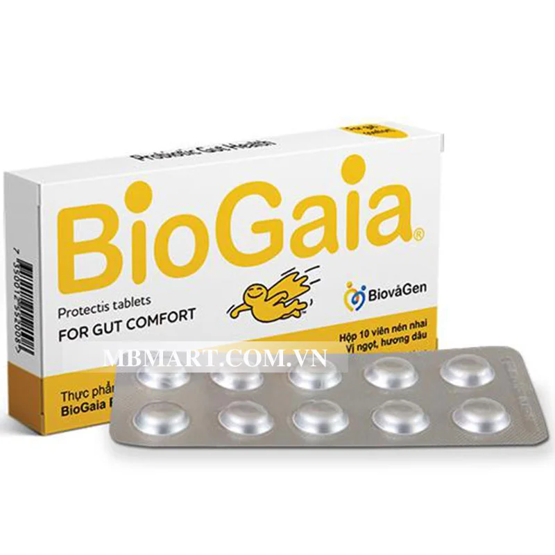 Men vi sinh BioGaia Protectis Tablets 2+ (10 Viên)