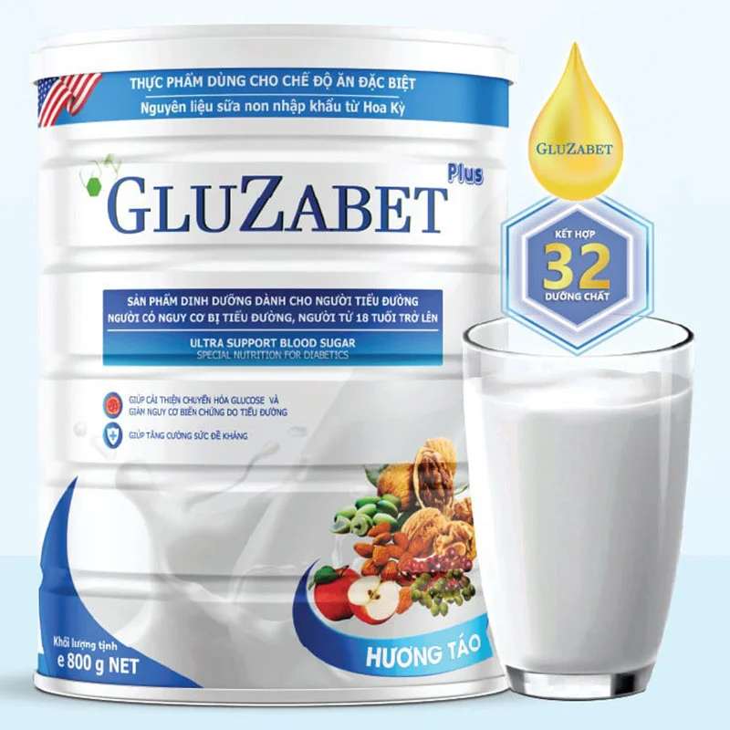 Sữa Gluzabet dành cho người tiểu đường (800gr)