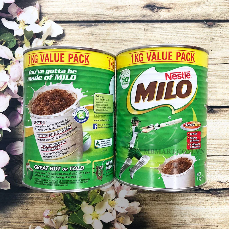 Sữa Milo Úc tăng trưởng chiều cao 
