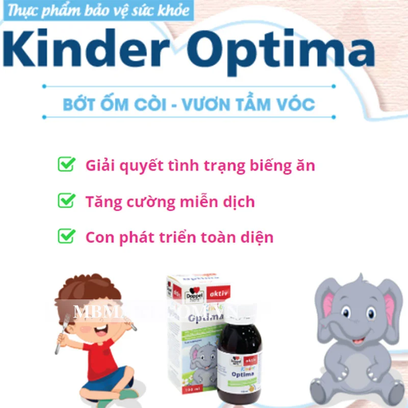 Vitamin tổng hợp cho bé Kinder Optima 100ml