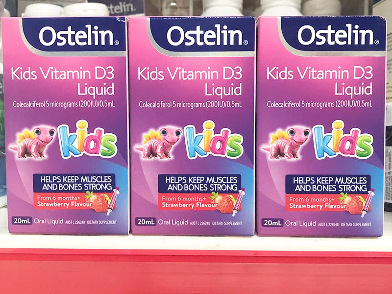 Vitamin D3 Ostelin Kid 20ml (6 tháng - 12 tuổi)