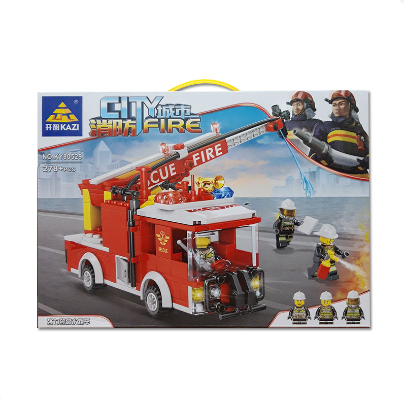 Xếp hình Lego City KY80526 - 80531 các loại xe, máy bay cứu hỏa