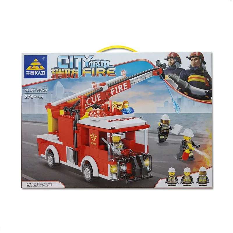 Xếp hình Lego City KY80526 - 80531 các loại xe, máy bay cứu hỏa
