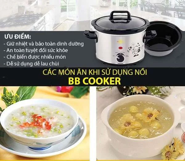 Những lợi ích của nồi nấu chậm BBCooker Hàn Quốc