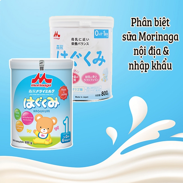 Cách phân biệt sữa Morinaga nội địa và nhập khẩu cho các mẹ