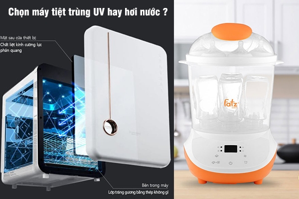 Sự khác biệt giữa máy tiệt trùng UV và tiệt trùng bằng hơi nước loại nào tốt hơn