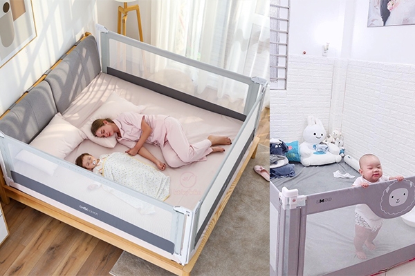 Thanh chắn giường cho bé - giải pháp bảo vệ an toàn cho trẻ trong từng giấc ngủ
