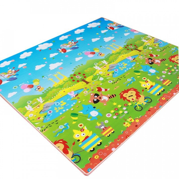 Thảm lót sàn 2 mặt hình thú 1.8*2.0m