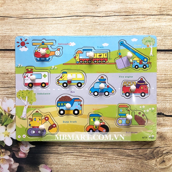 Bảng ghép hình các phương tiện giao thông BA105