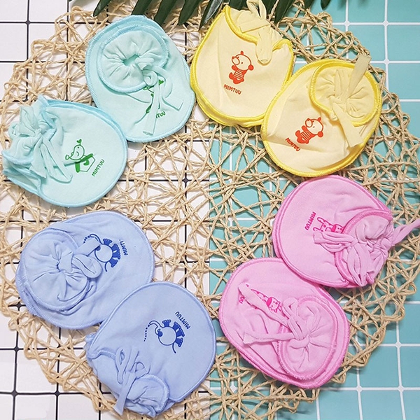 Set bao tay bao chân Mintu buộc dây