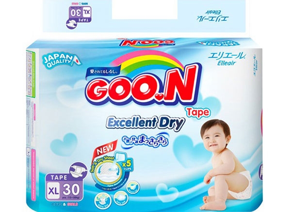 Bỉm Goon slim dán đại (M66, L56, XL50)