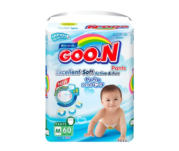 Bỉm quần Goon slim (M60, L48, XL42, XXL34, XXXL26)