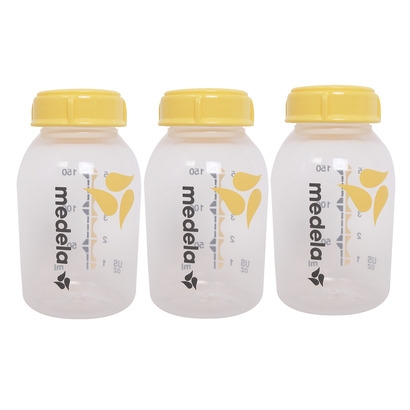 Bộ 3 bình trữ sữa Medela 150ml chính hãng, an toàn tiện dụng